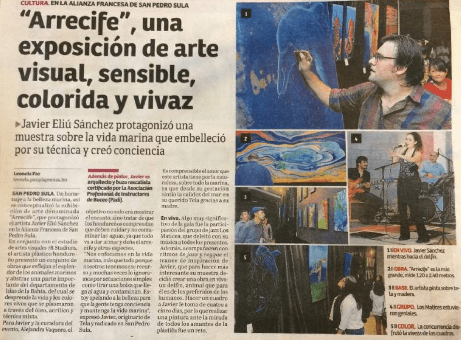 `Arrecife´, una exposición de arte visual, sensible, colorida y&nbsp;vivaz